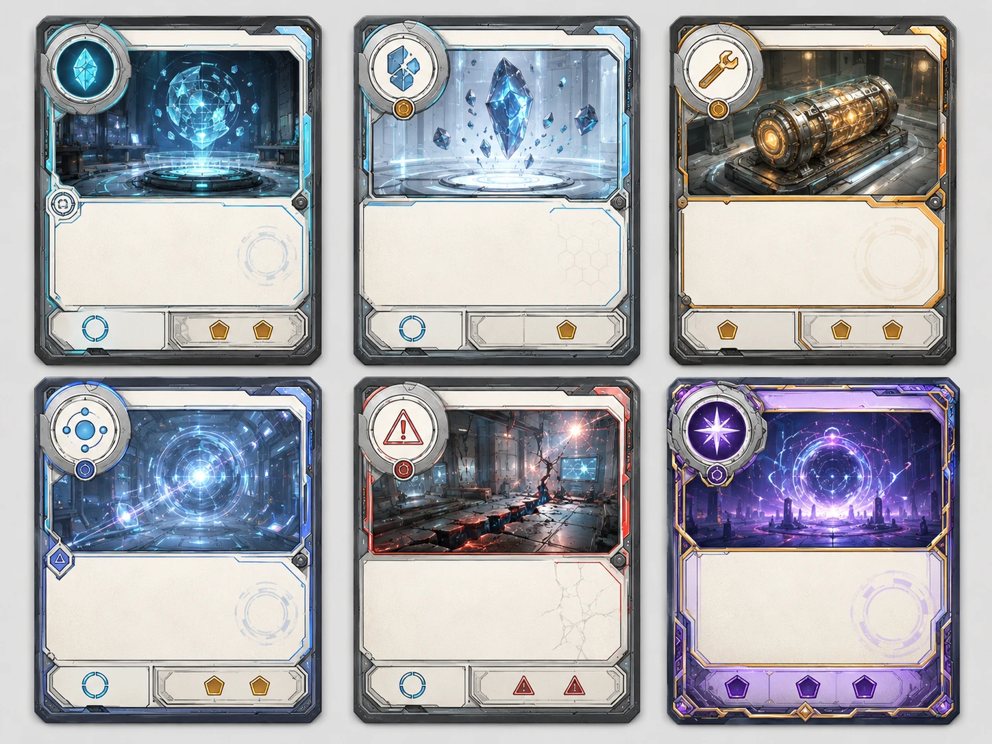 Parallum card frame concepts